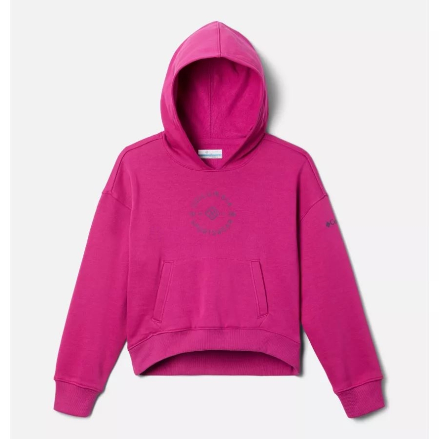 Wild Fuchsia Girls' Columbia Trek Novelty Hoodie Columbia