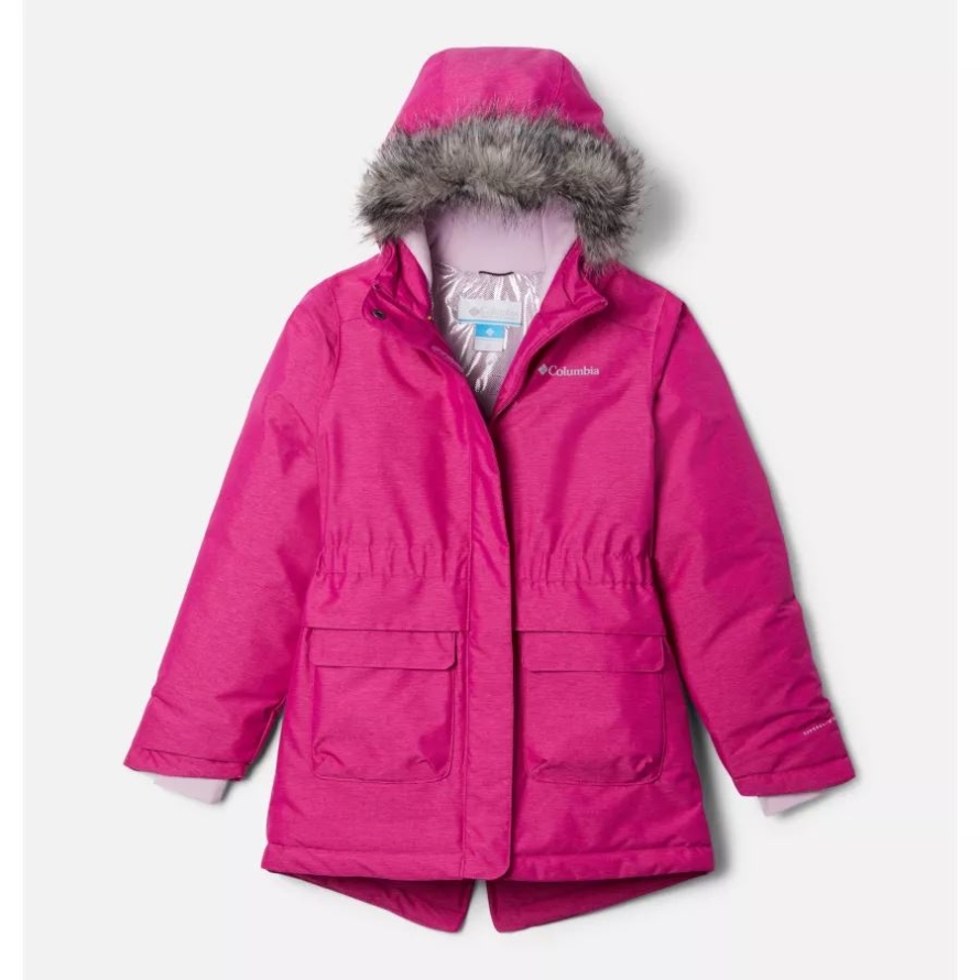 Wild Fuchsia Heather Columbia Girls Nordic Strider Winter Parka