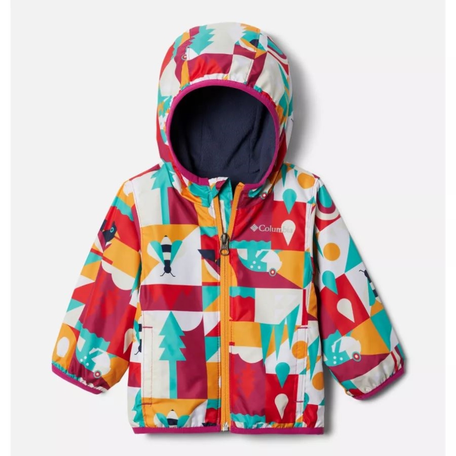 Wild Fuchsia Summer Escape Columbia Infant Mini Pixel Grabber II Wind Jacket