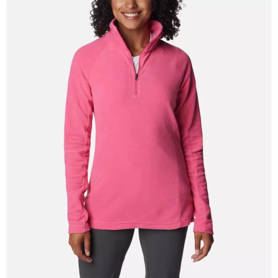 Wild Geranium Women's Glacial IV Half Zip Fleece Columbia