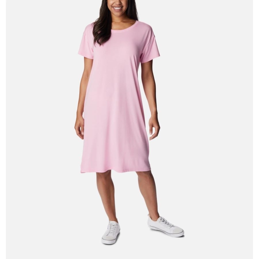 Wild Rose Women's Anytime Knit Tee Dress Columbia