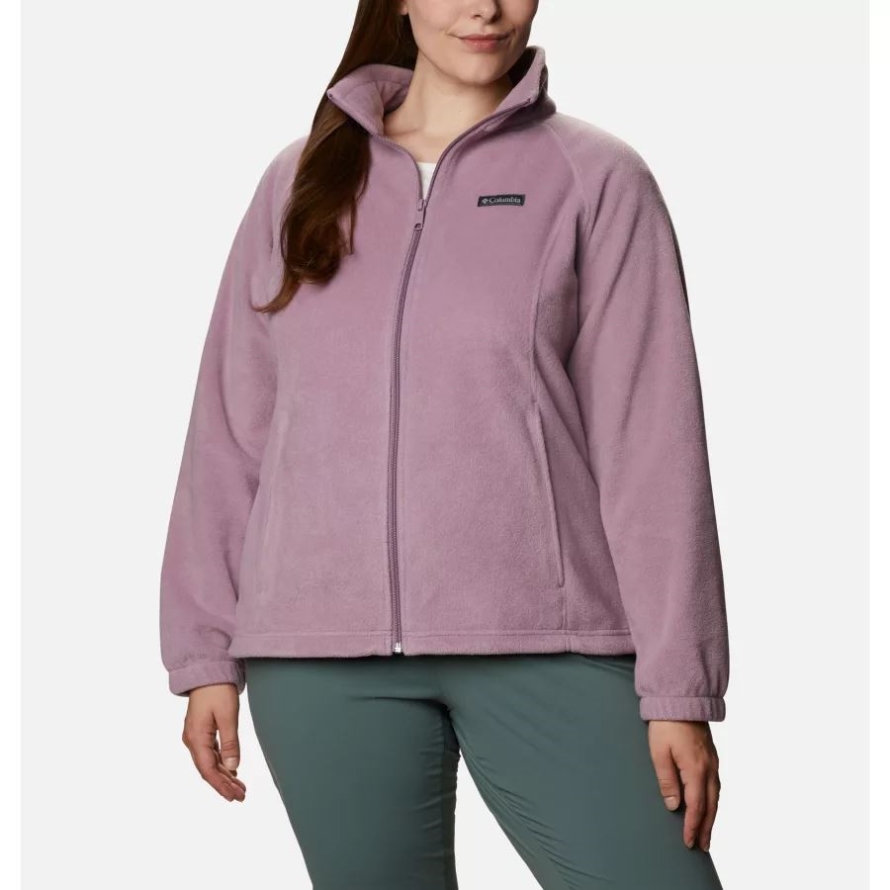 Winter Mauve Columbia Women's Benton Springs Full Zip Plus Size