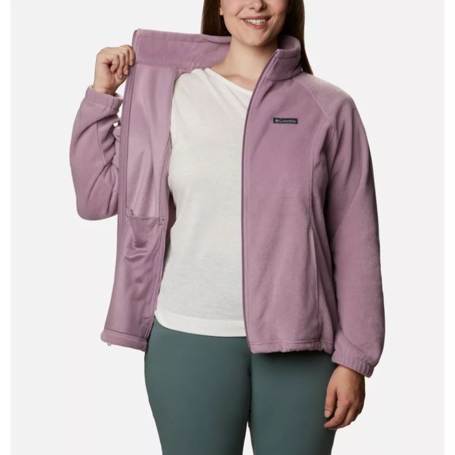 Winter Mauve Columbia Women's Benton Springs Full Zip Plus Size