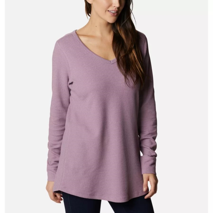 Winter Mauve Heather Women's Pine Peak Long Sleeve Thermal Tunic Columbia