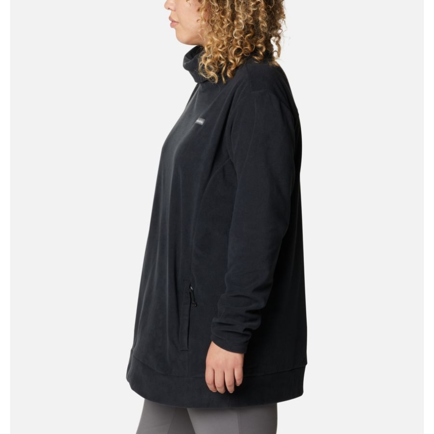Women's Ali Peak Fleece Tunic Plus Size Black Columbia