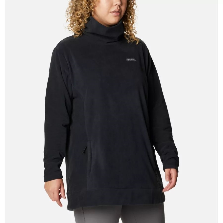 Women's Ali Peak Fleece Tunic Plus Size Black Columbia