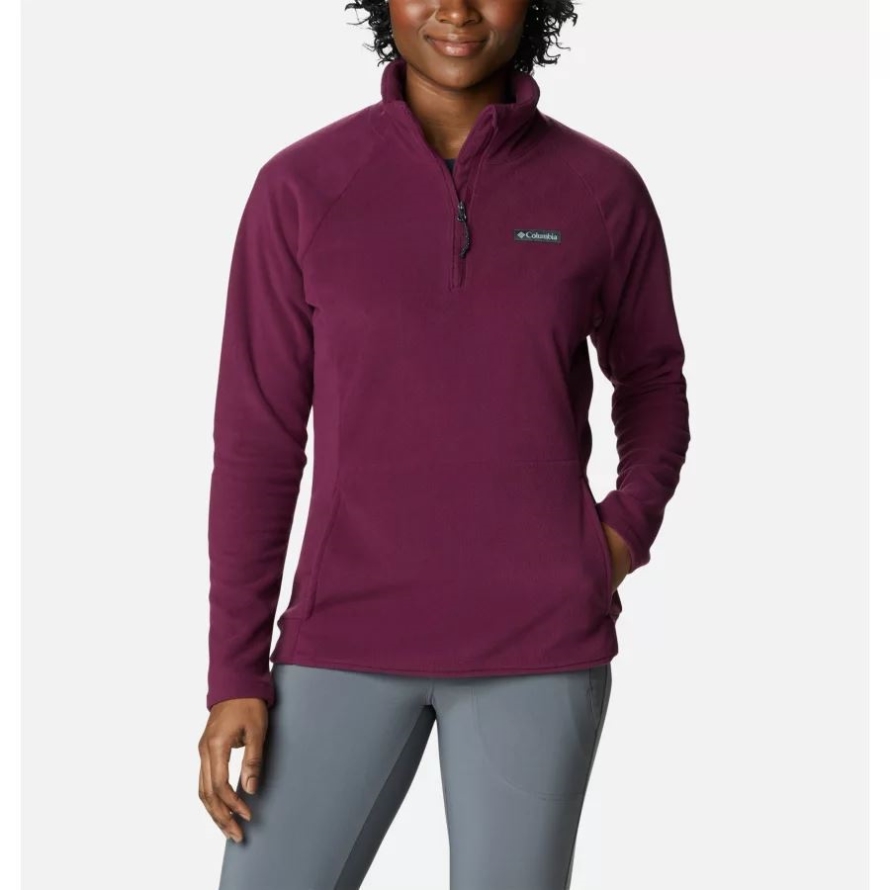 Women's Ali Peak II Quarter Zip Fleece Pullover Columbia Marionberry