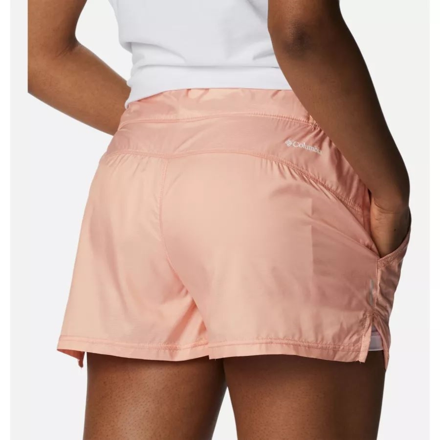 Women's Alpine Chill Zero Iridescent Shorts Pink Dawn Iridescent Columbia