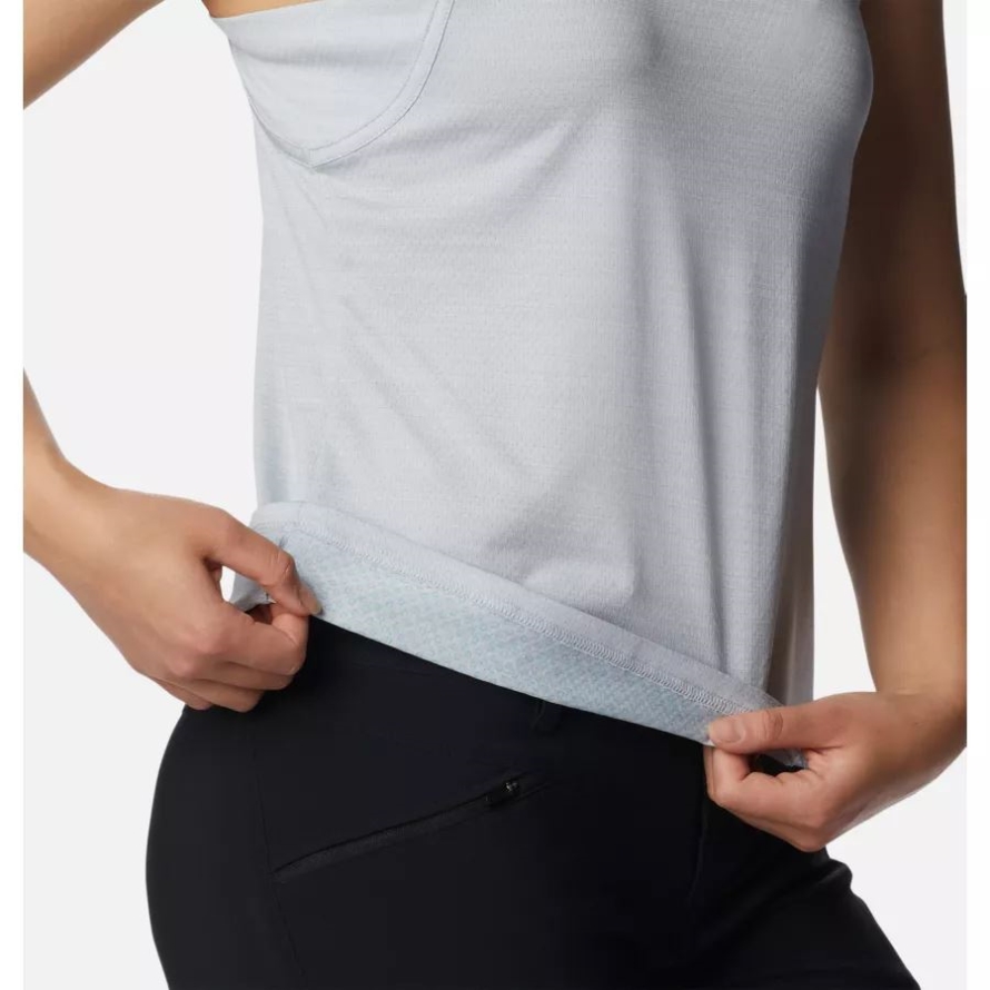 Women's Alpine Chill Zero Tank White Heather Columbia