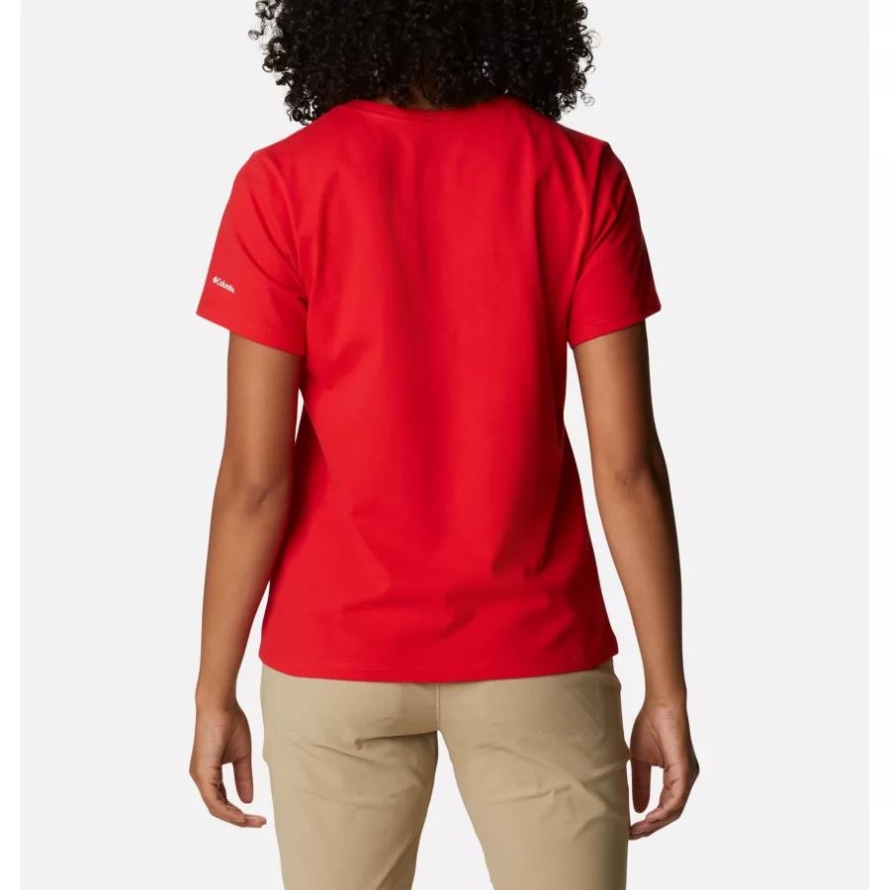 Women's Alpine Way Screen T-Shirt II Bright Red/Love the Tigers Columbia
