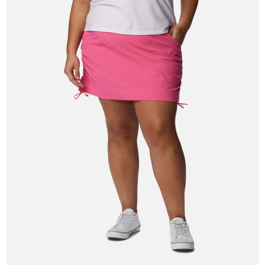 Women's Anytime Casual Skort Plus Size Columbia Wild Geranium