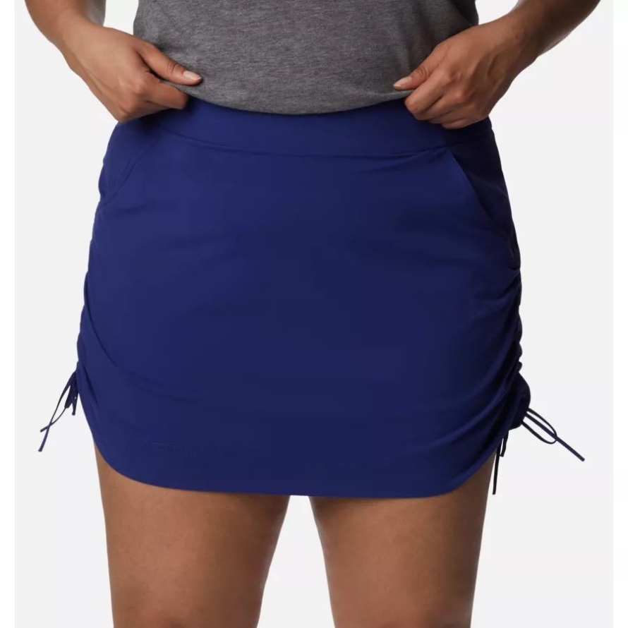 Women's Anytime Casual Skort Plus Size Dark Sapphire Columbia