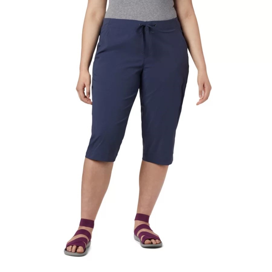 Women's Anytime Outdoor Capris Plus Size Nocturnal Columbia