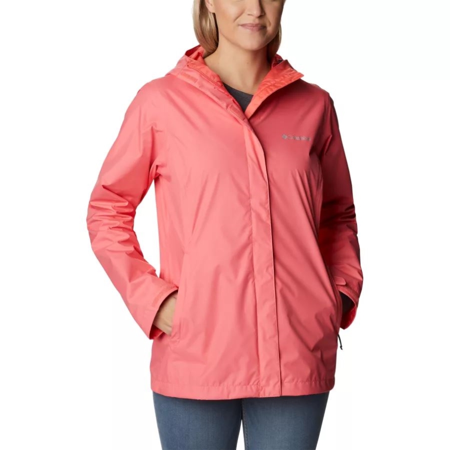 Women's Arcadia II Rain Jacket Columbia Blush Pink