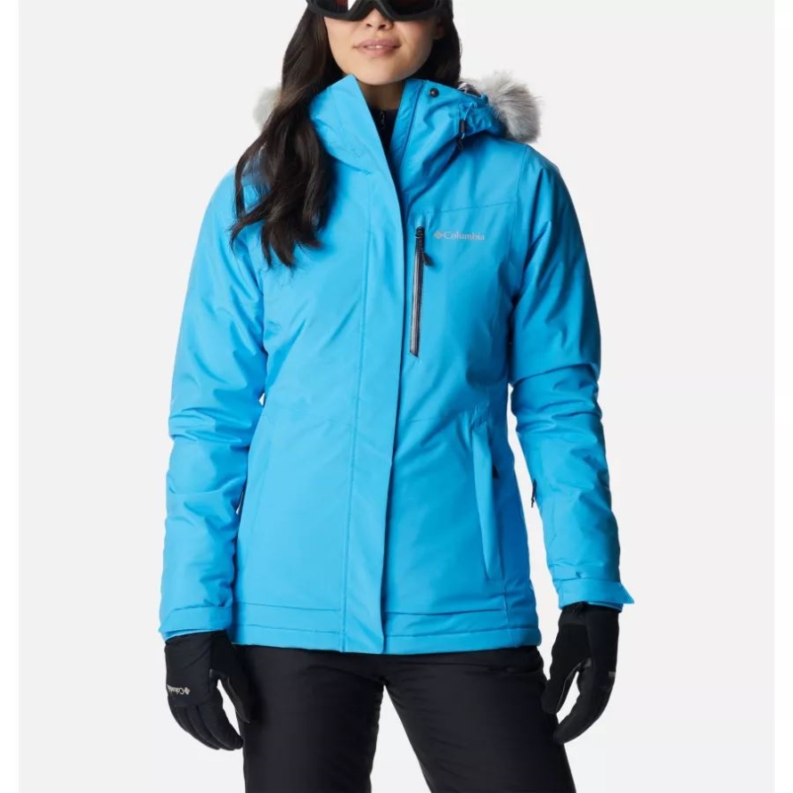 Women's Ava Alpine Waterproof Ski Jacket Blue Chill Columbia