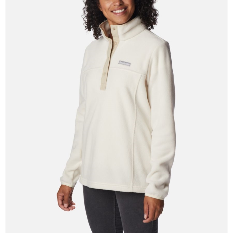 Women's Benton Springs 1/2 Snap Pullover Chalk/Ancient Fossil Columbia