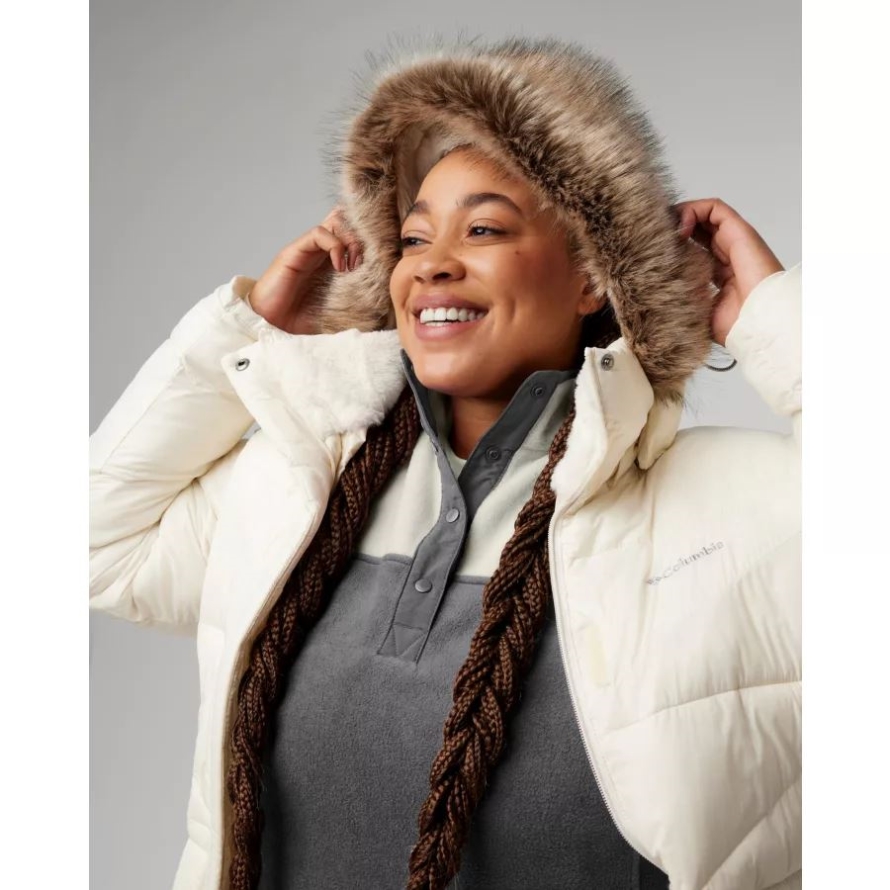 Women's Benton Springs 1/2 Snap Pullover Plus Size City Grey Heather/Chalk Columbia