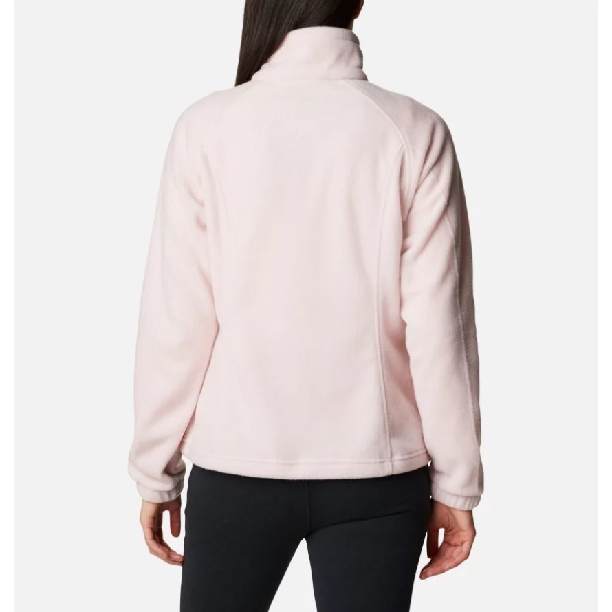 Women's Benton Springs Full Zip Fleece Jacket Columbia Mineral Pink