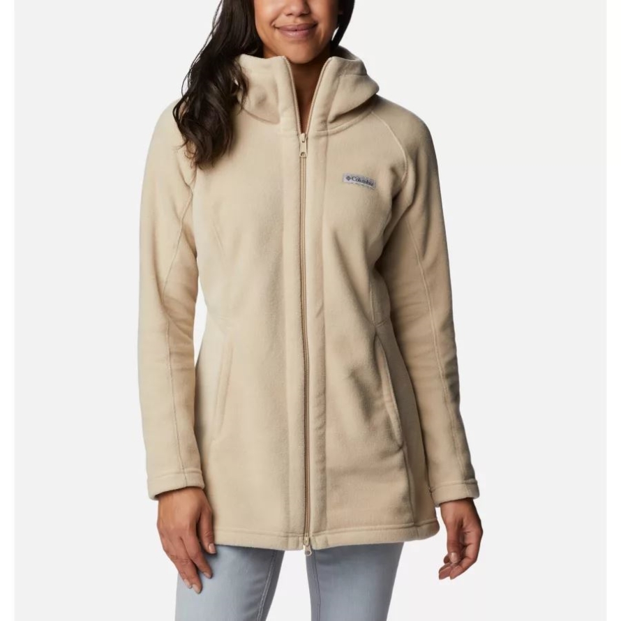 Women's Benton Springs II Long Hoodie Ancient Fossil Columbia