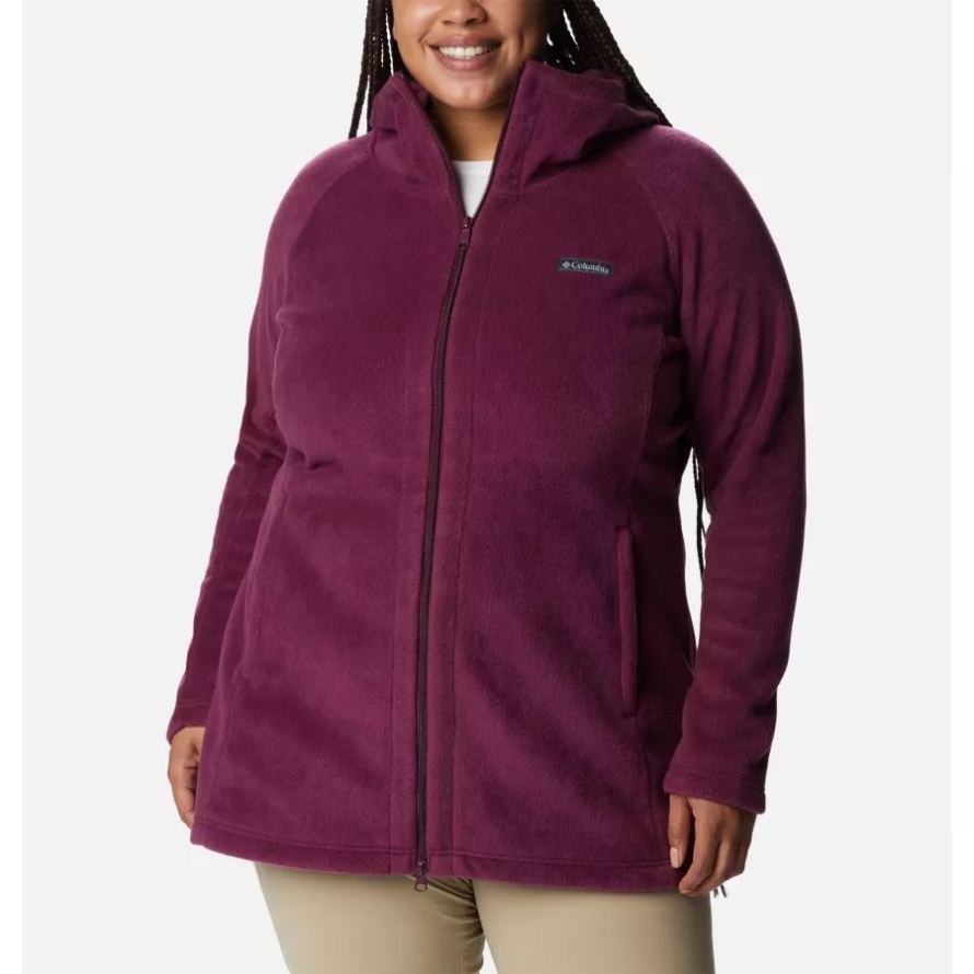 Women's Benton Springs II Long Hoodie Plus Size Columbia Marionberry