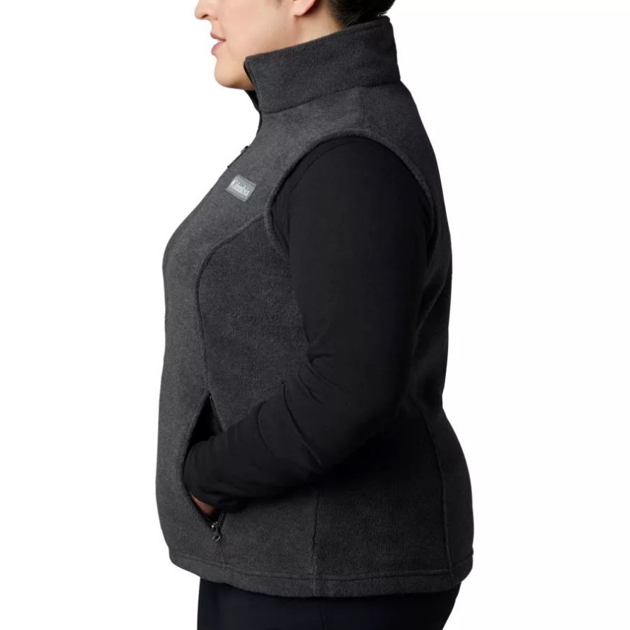 Women's Benton Springs Vest Plus Size Columbia Charcoal Heather