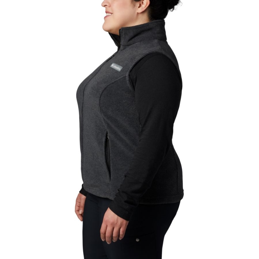 Women's Benton Springs Vest Plus Size Columbia Charcoal Heather