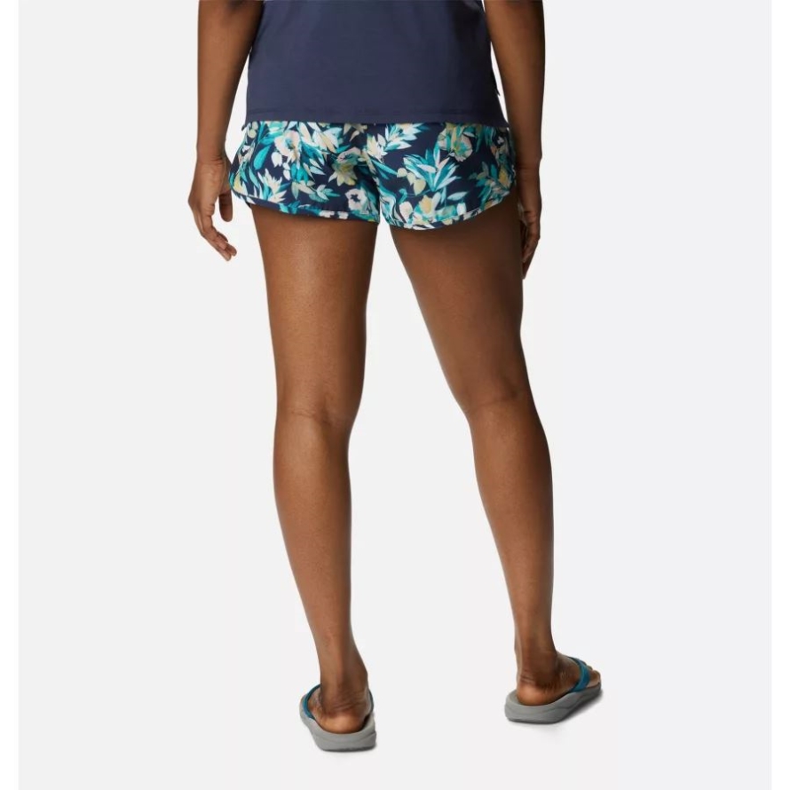 Women's Bogata Bay Stretch Printed Shorts Bright Aqua/Wisterian Columbia