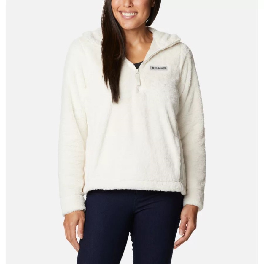 Women's Bundle Up Sherpa Hooded Pullover Chalk Columbia