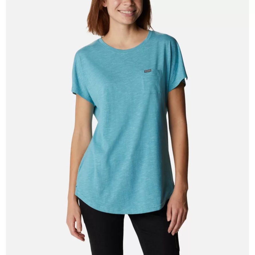 Women's Cades Cape T-Shirt Sea Wave Columbia