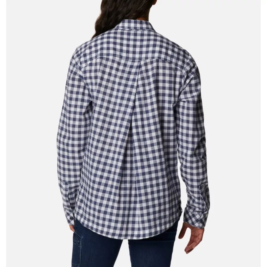 Women's Camp Henry III Casual Shirt Nocturnal Gingham Columbia