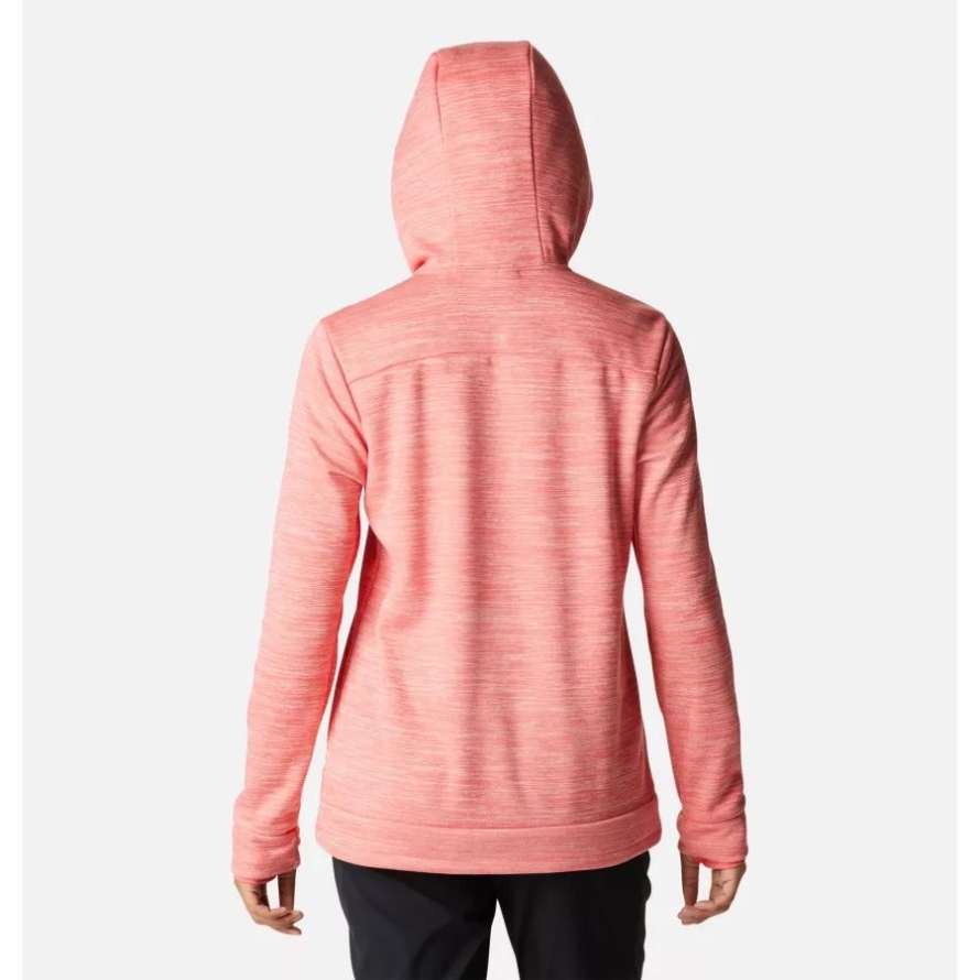Women's Claudia Ridge Fleece Pullover Columbia Blush Pink Heather
