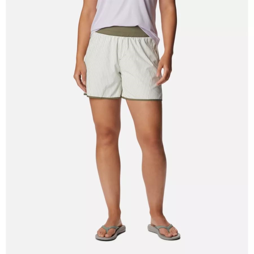 Women's Claudia Ridge Shorts Columbia Stone Green