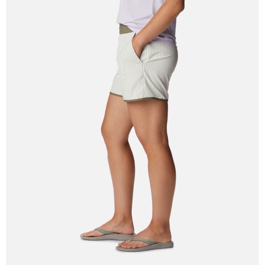 Women's Claudia Ridge Shorts Columbia Stone Green