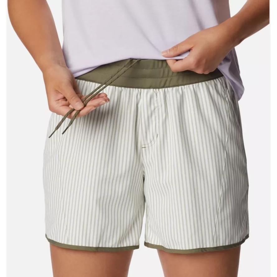 Women's Claudia Ridge Shorts Columbia Stone Green