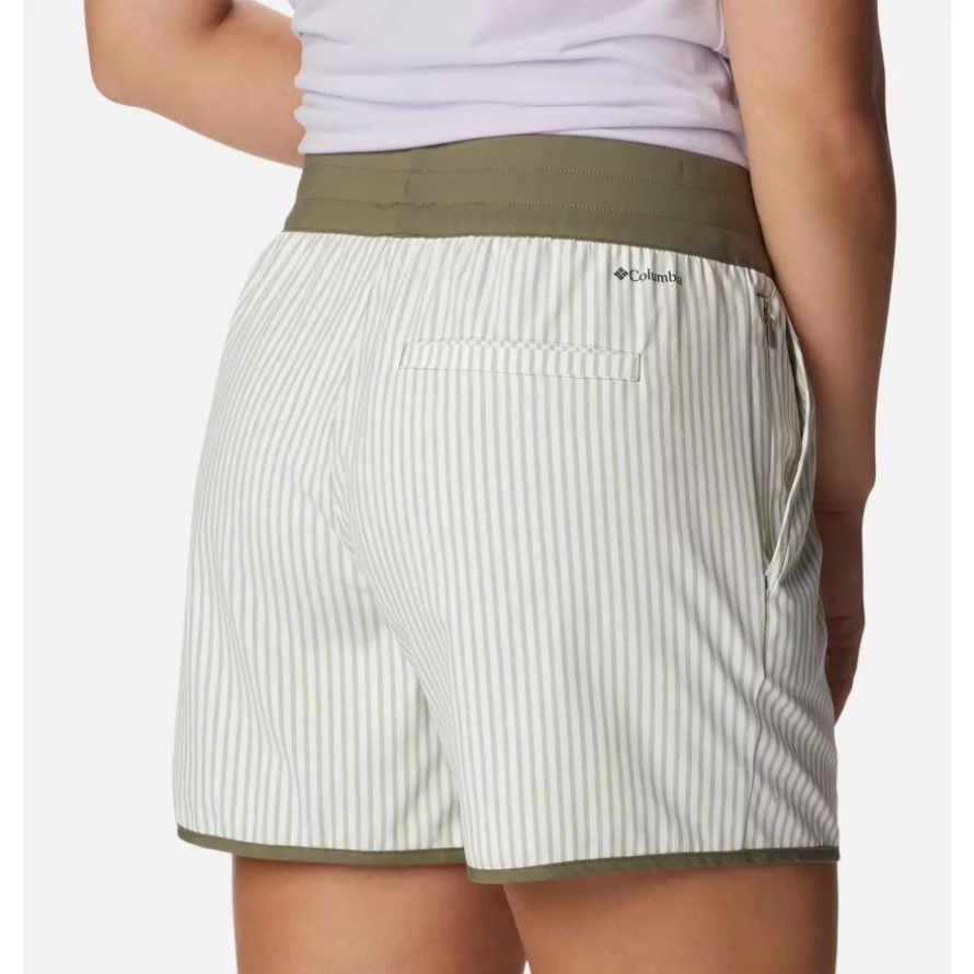 Women's Claudia Ridge Shorts Columbia Stone Green