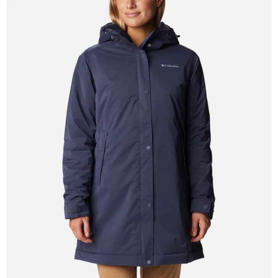Women's Clermont Lined Waterproof mid Jacket Nocturnal Columbia