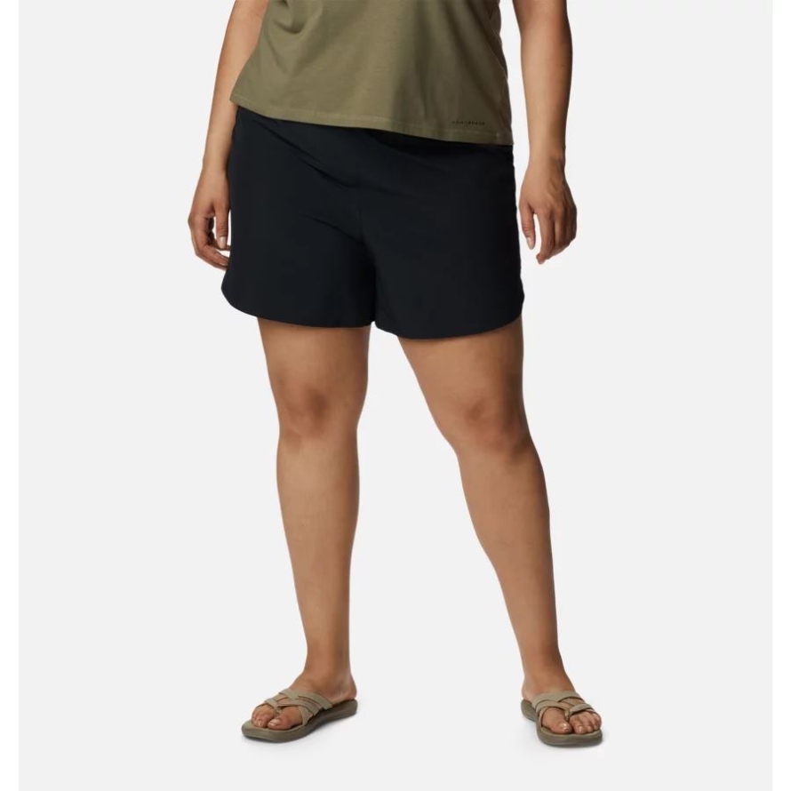 Women's Columbia Hike Shorts Plus Size Black Columbia