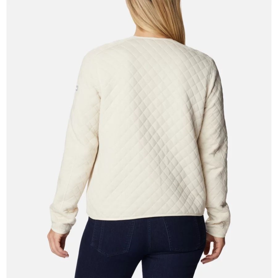 Women's Columbia Lodge Quilted Cardigan Columbia Chalk