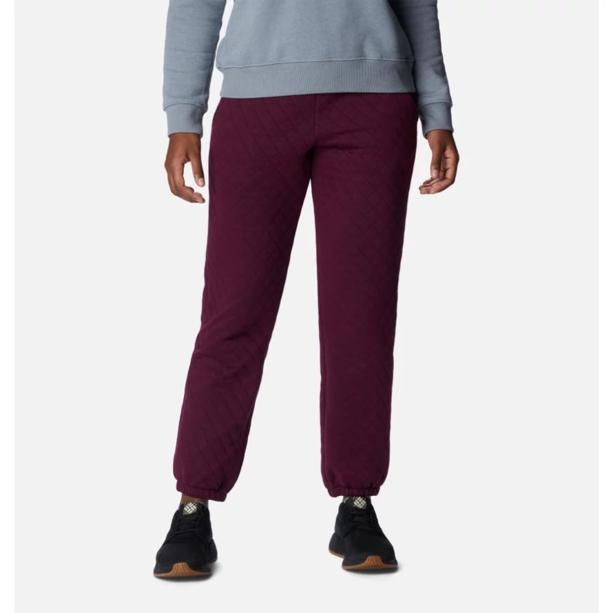 Women's Columbia Lodge Quilted Joggers Columbia Marionberry