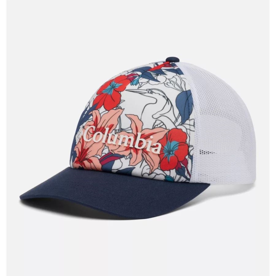 Women's Columbia Mesh Hat White Lakeshore Floral Multi Columbia
