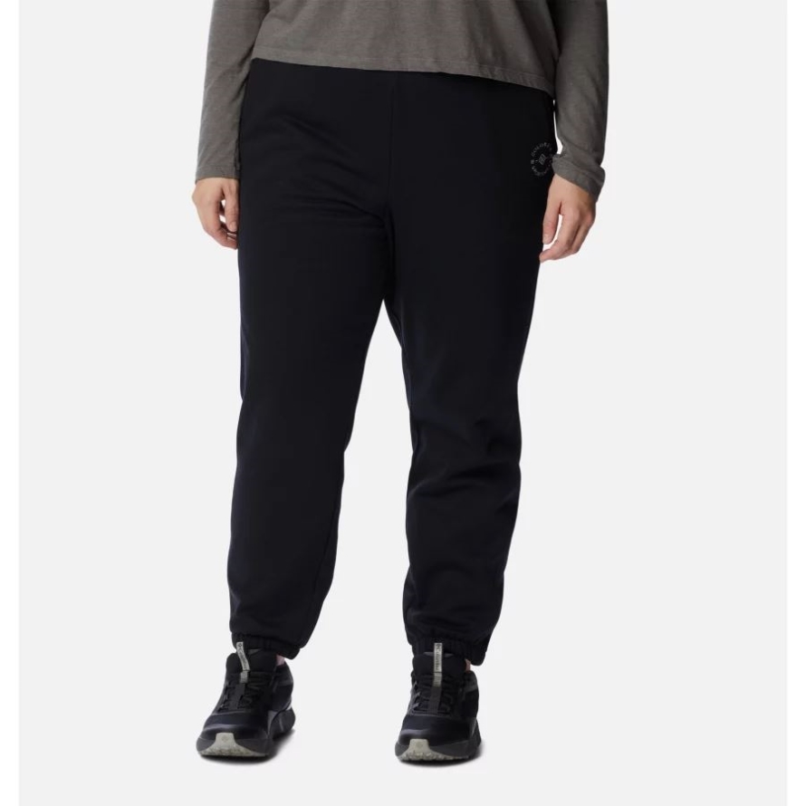 Women's Columbia Trek Joggers Plus Size Columbia Black/Stamp Stencil