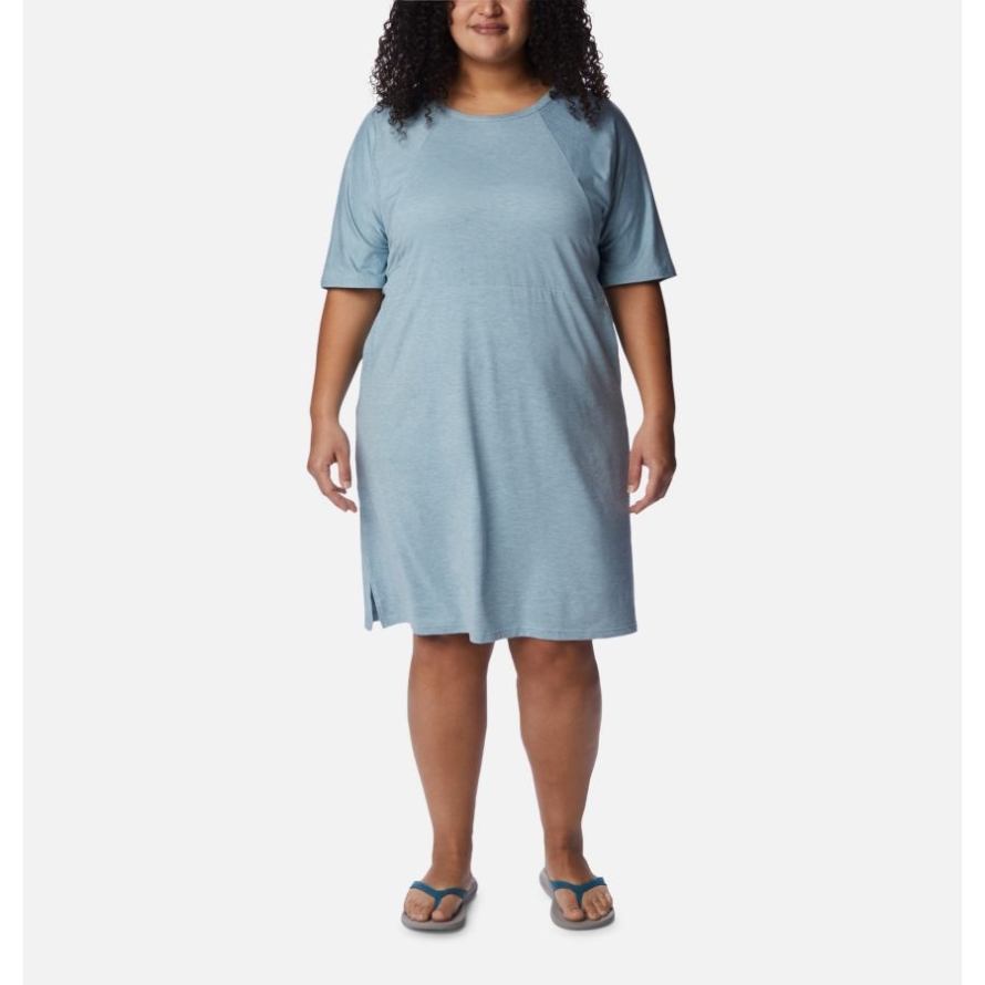 Women's Coral Ridge Dress Plus Stone Blue Columbia