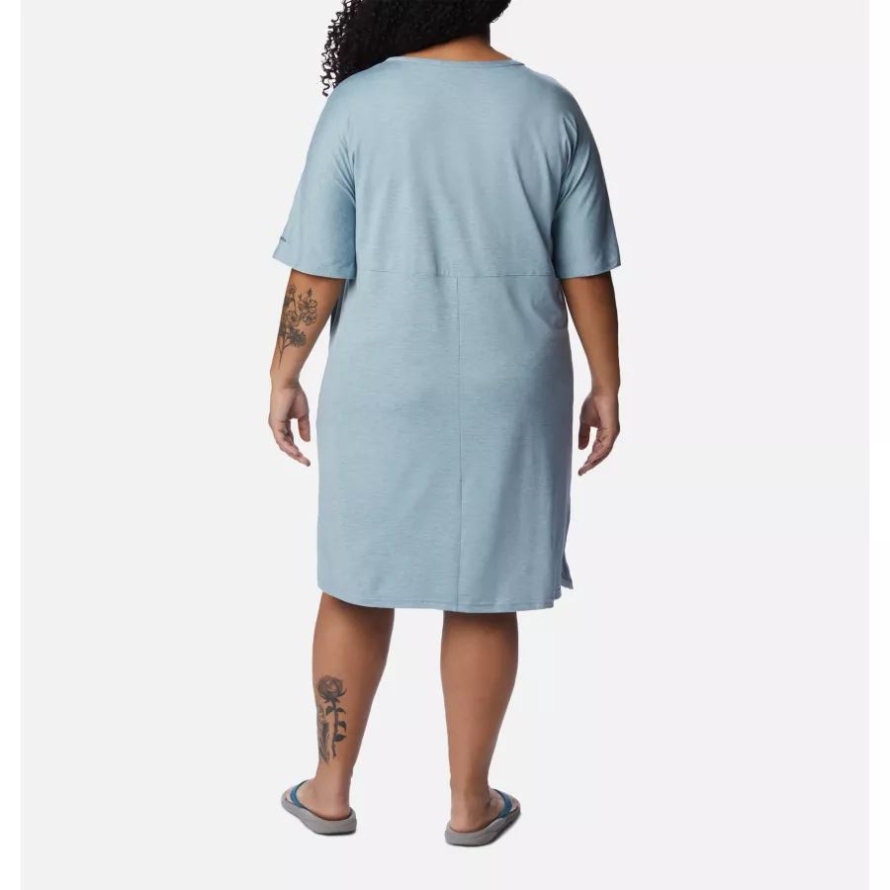 Women's Coral Ridge Dress Plus Stone Blue Columbia