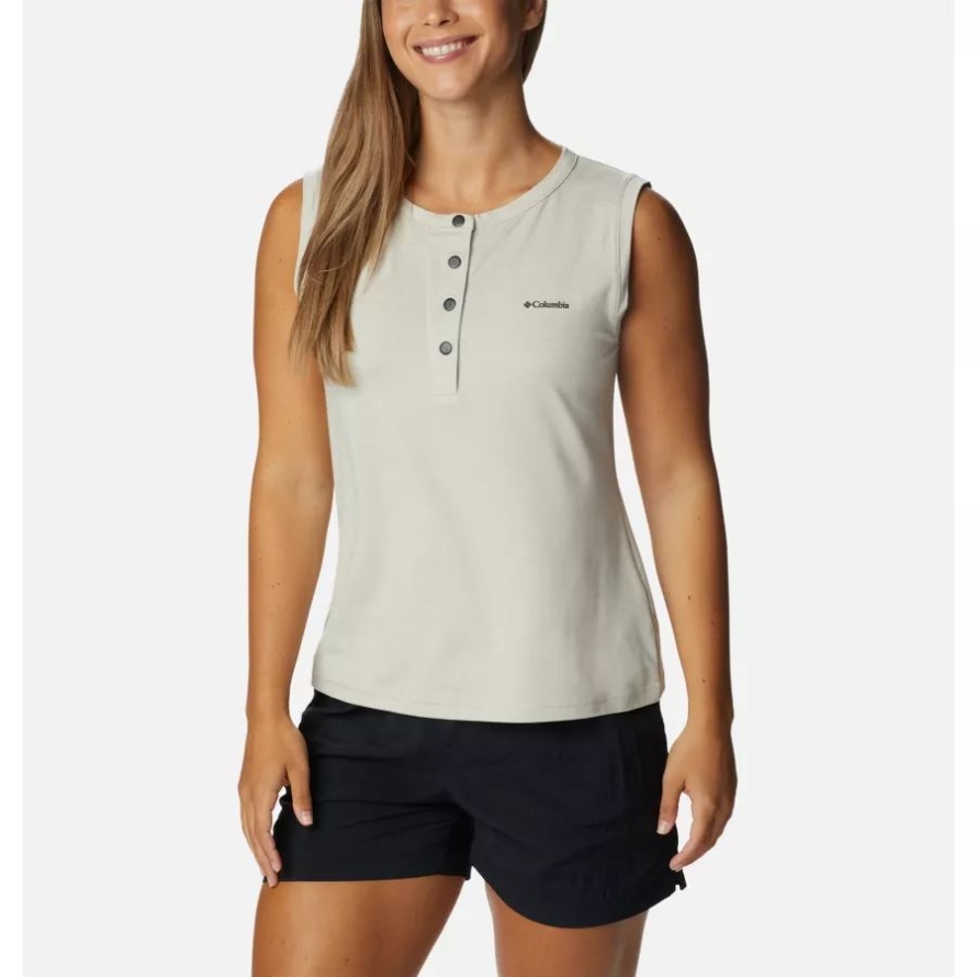 Women's Coral Ridge Sleeveless Top Columbia Dark Stone