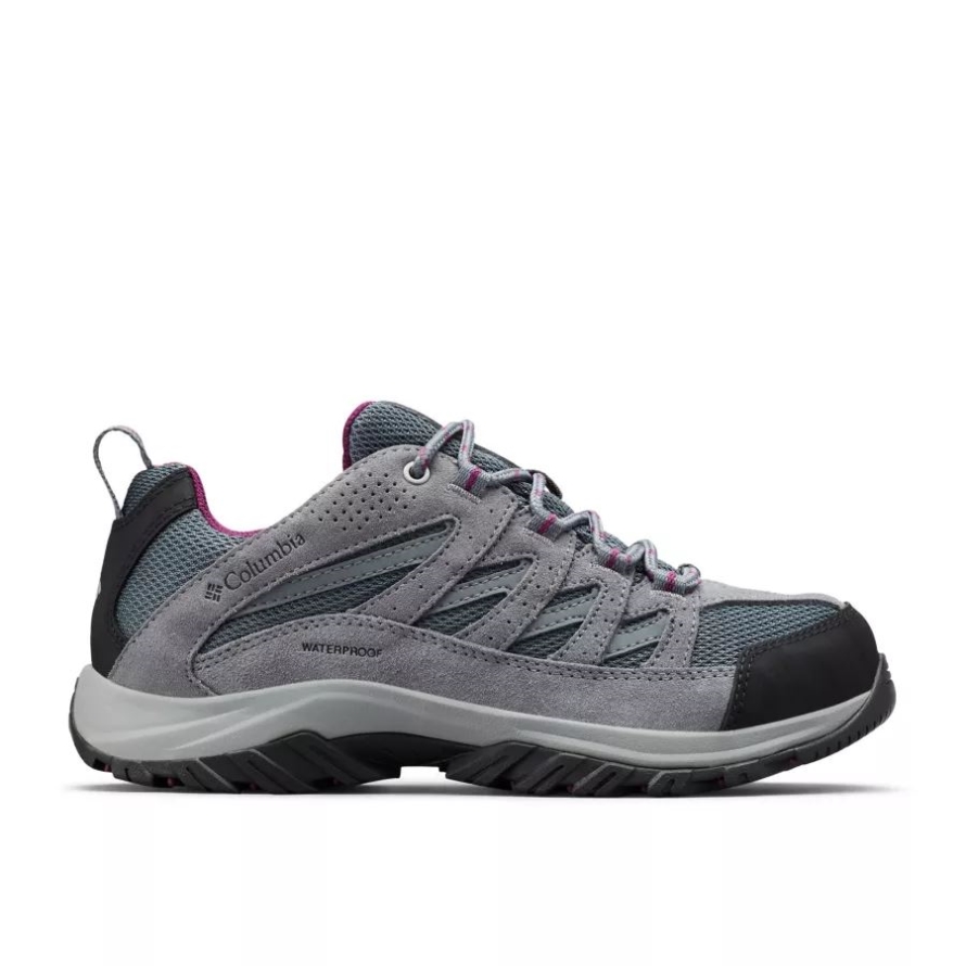 Women's Crestwood Waterproof Hiking Shoe Columbia Graphite/Wild Iris