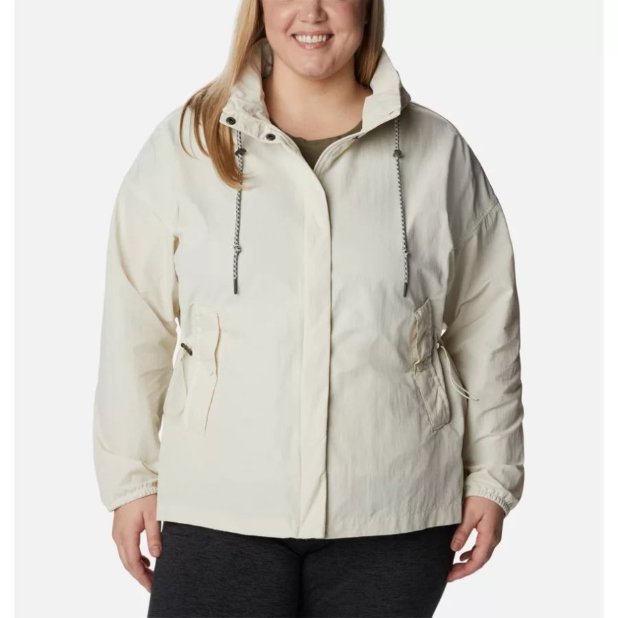 Women's Day Trippin' II Jacket Plus Size Columbia Chalk