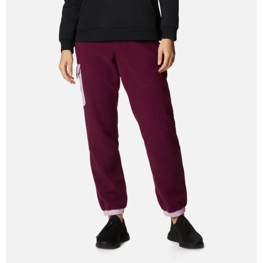 Women's Echo Hills Sherpa Jogger Pant Columbia Marionberry/Aura