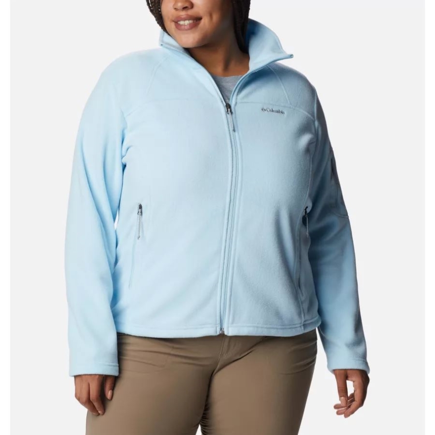 Women's Fast Trek II Jacket Plus Size Columbia Spring Blue