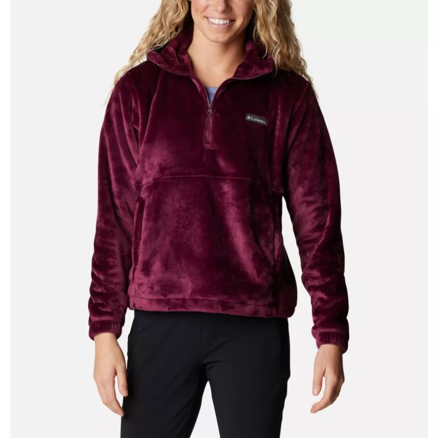 Women's Fire Side Fleece Hoodie Columbia Marionberry
