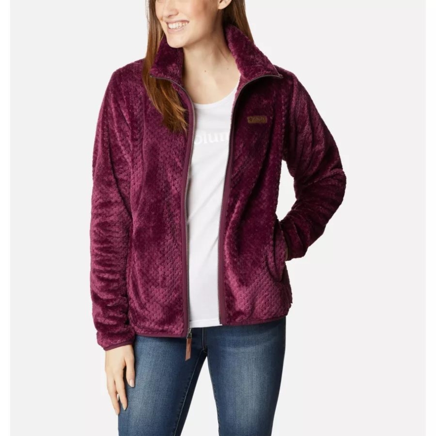 Women's Fire Side II Sherpa Full Zip Fleece Columbia Marionberry